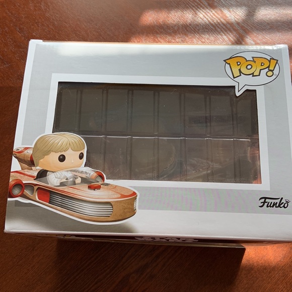 Star Wars Funko pop! Luke skywalker with speeder #175 Smuggler Bounty Exclusive - Picture 2 of 6